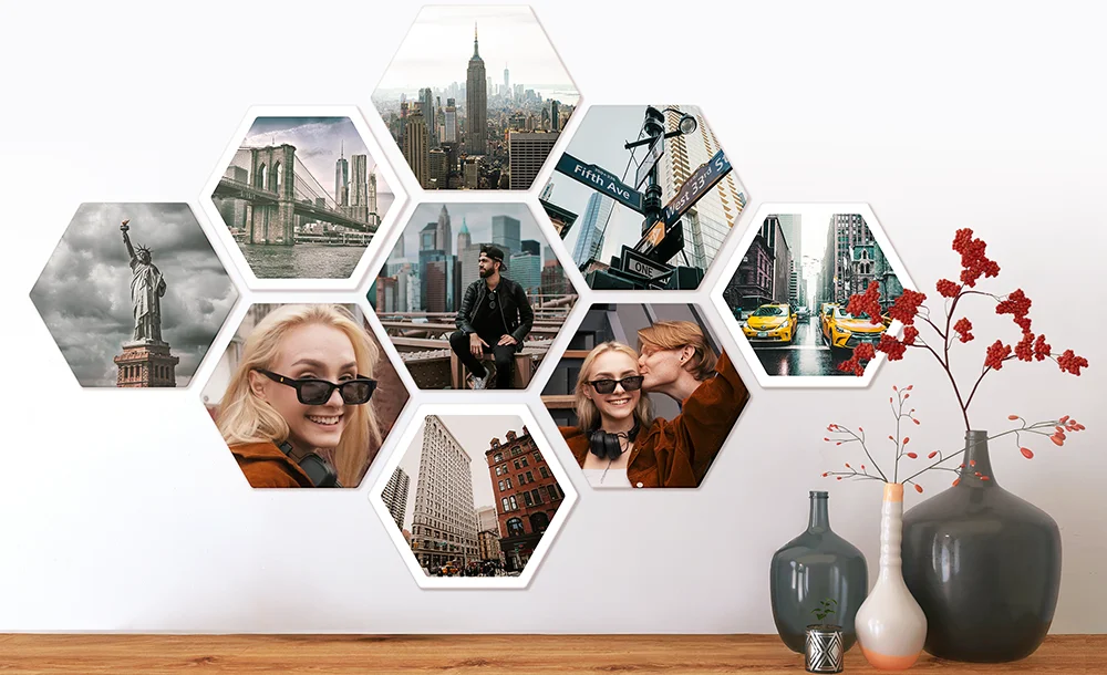 HEXA bez orámování