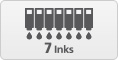 Systém sedmi inkoustů CMYK, C-light, M-light, Grey