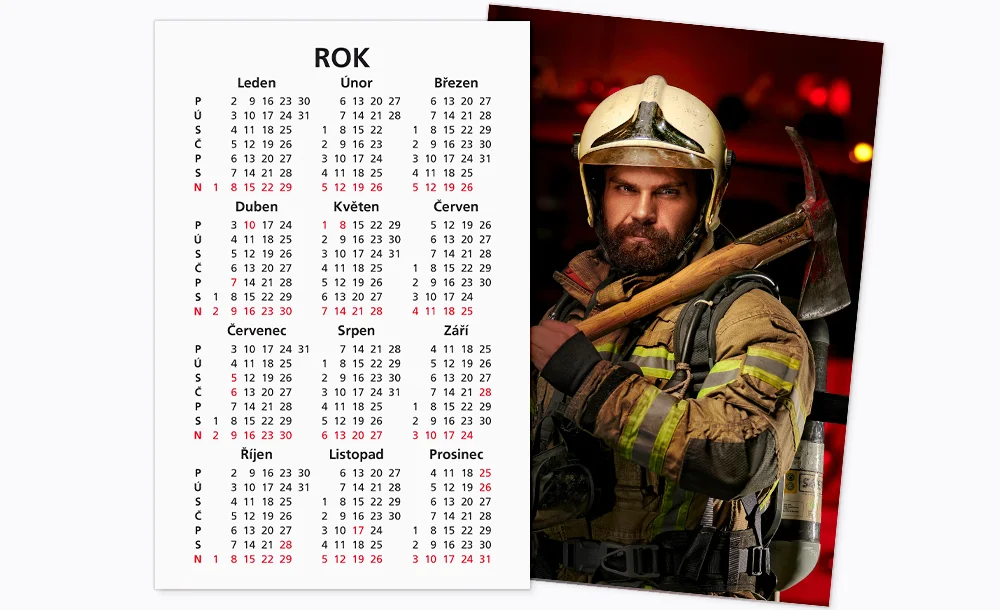 Kalendáříky na výšku <br> rok 2026