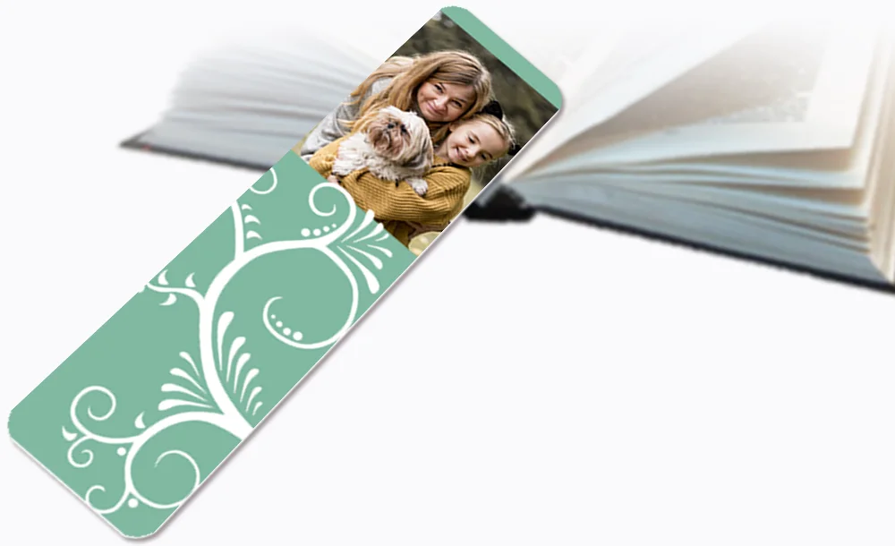 Záložka do knižky zelená