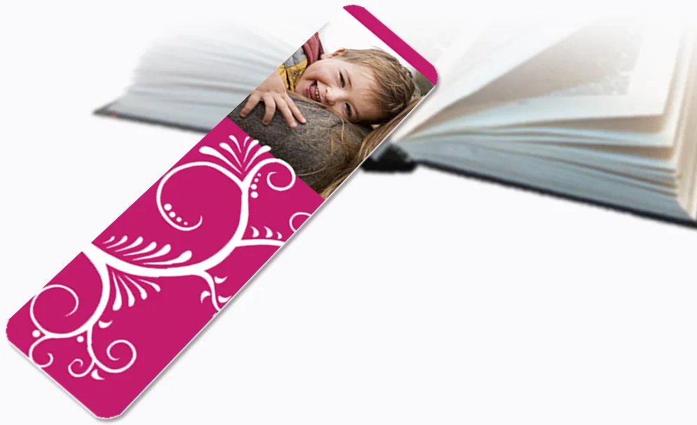 Záložka do knižky růžová