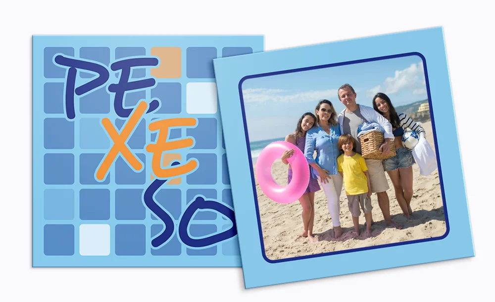 Pexeso modré s dlaždicemi a rámečkem