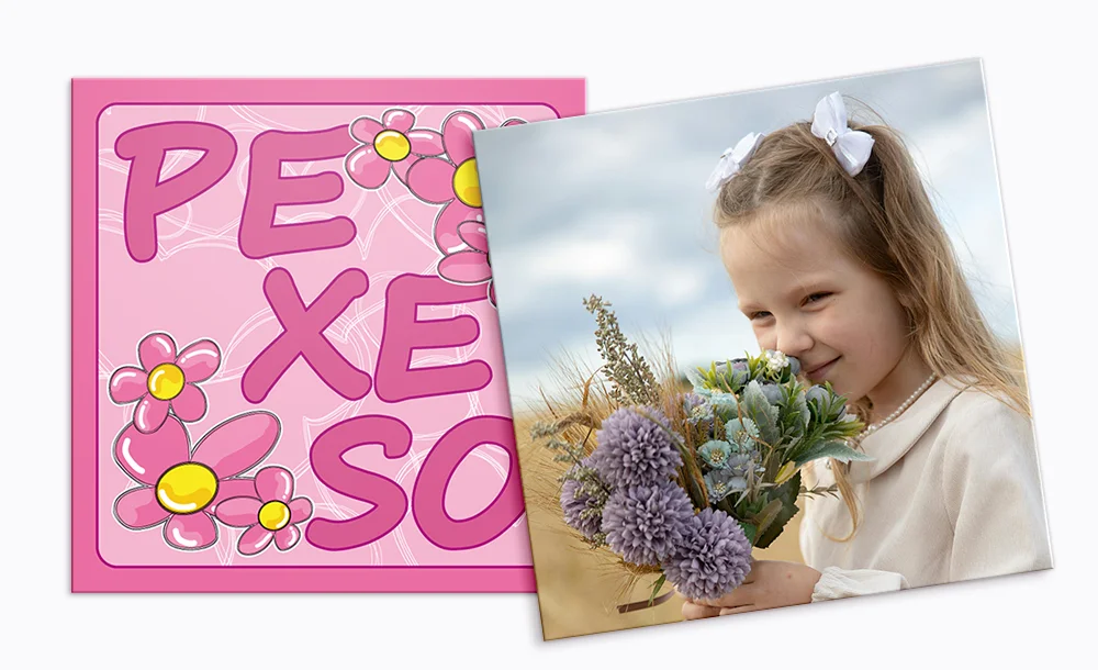 Pexeso růžové s kytičkami