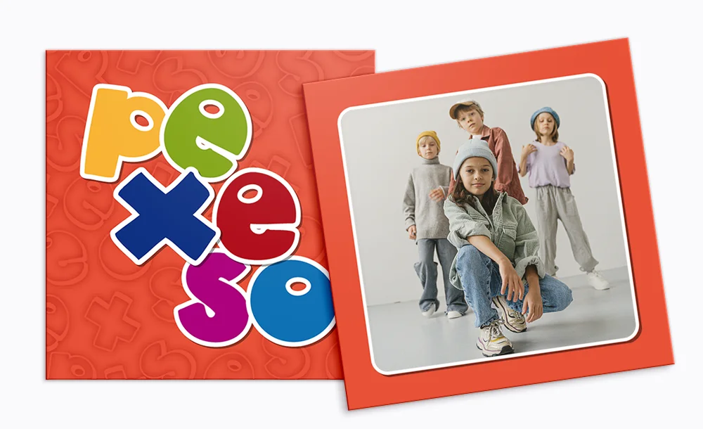 Pexeso červené s rámečkem