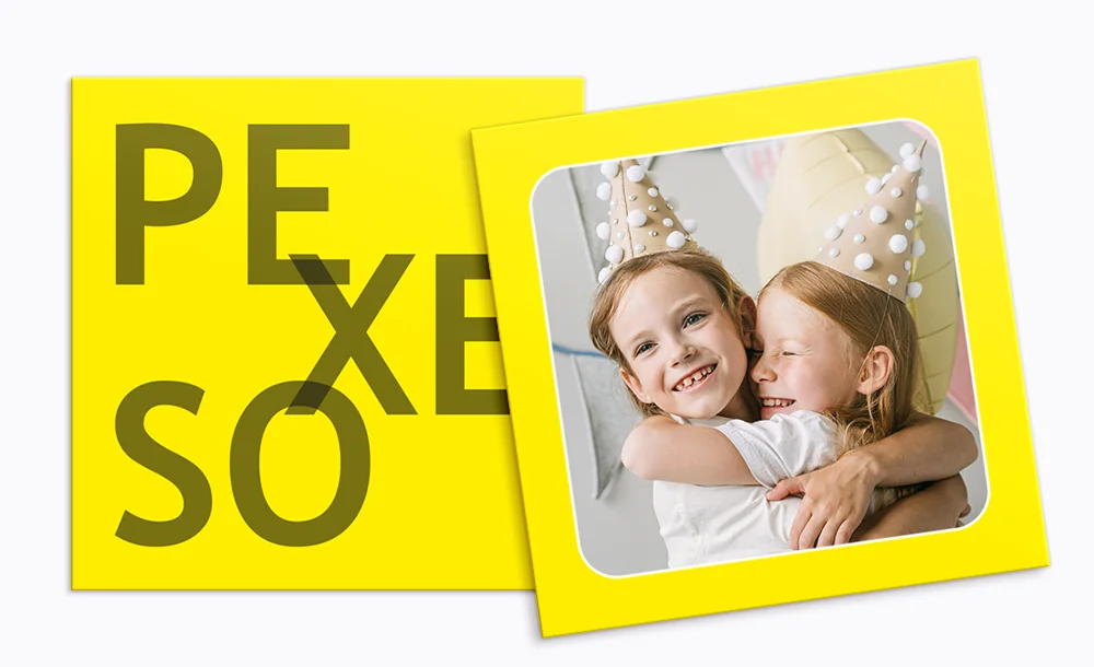 Pexeso žluté s rámečkem