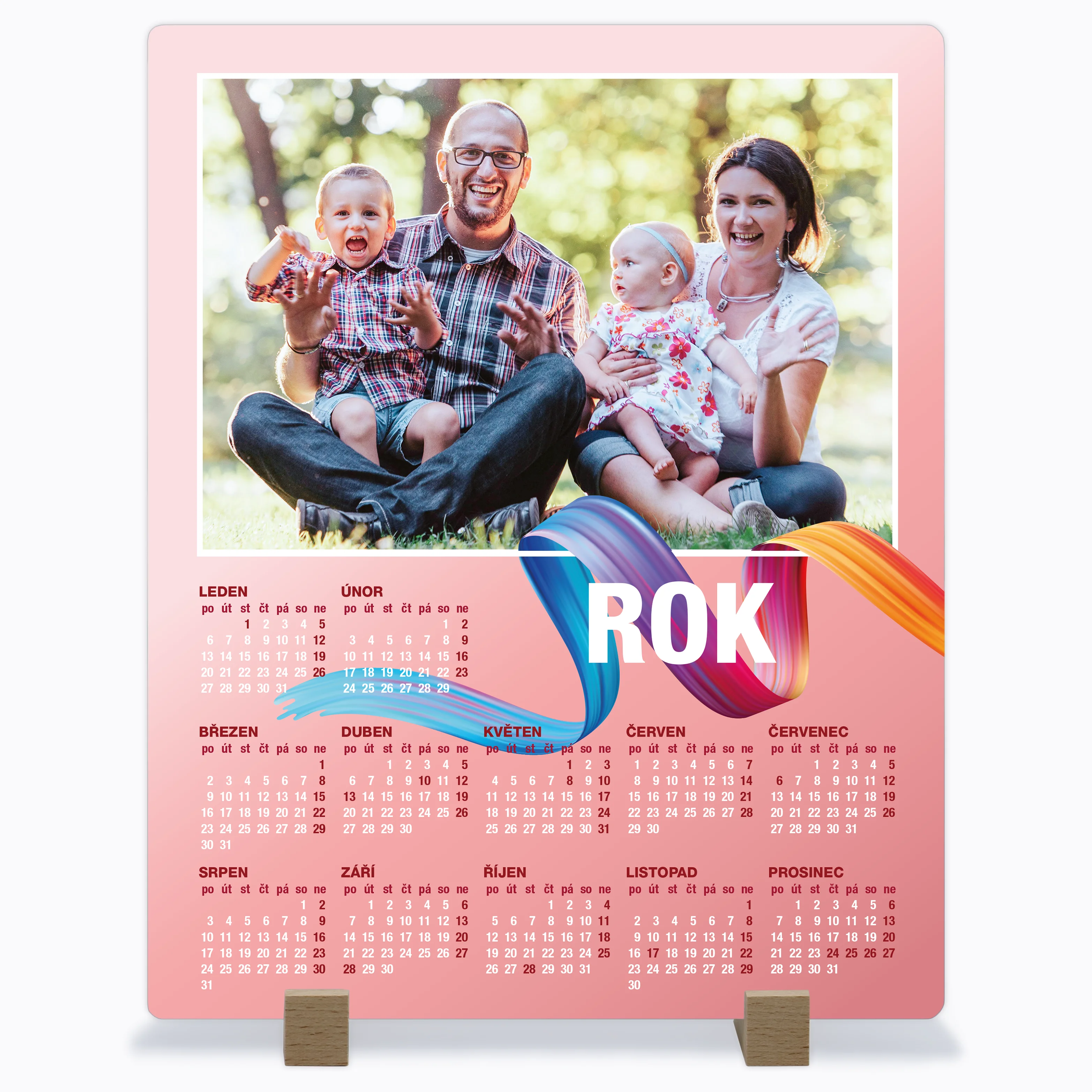 Stuha červená na výšku