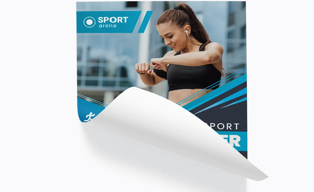 Leták jednostranný, výška