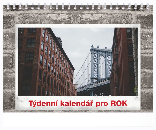 Tydenní, malé číslice, zdivo s okénky