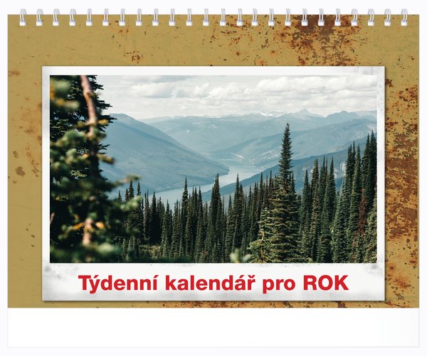 Tydenní, malé číslice, dřevo s okénky