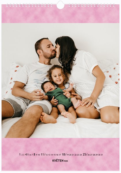 Růžová struktura - Na výšku