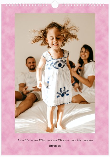 Růžová struktura - Na výšku