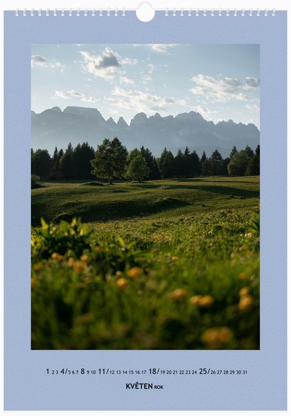 Modrá struktura - Na výšku