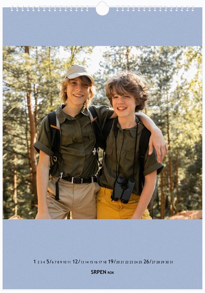 Modrá struktura - Na výšku