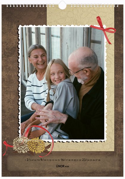 Retro s růžemi - Na výšku