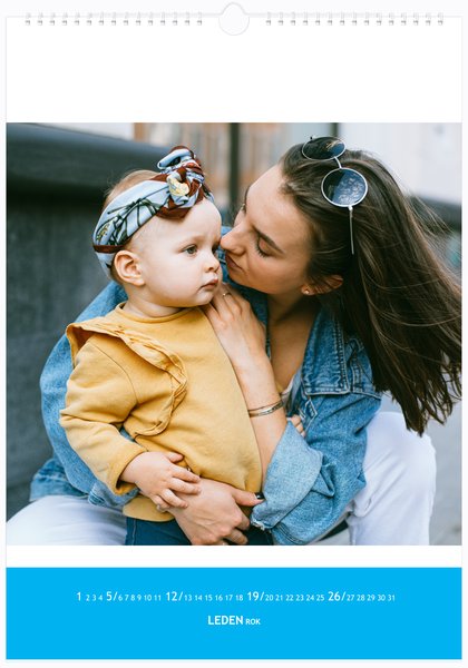 Tmavá paleta, modrý - Na výšku