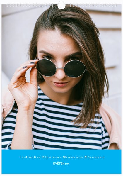 Tmavá paleta, modrý - Na výšku