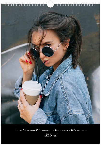 Tmavá paleta, černý - Na výšku