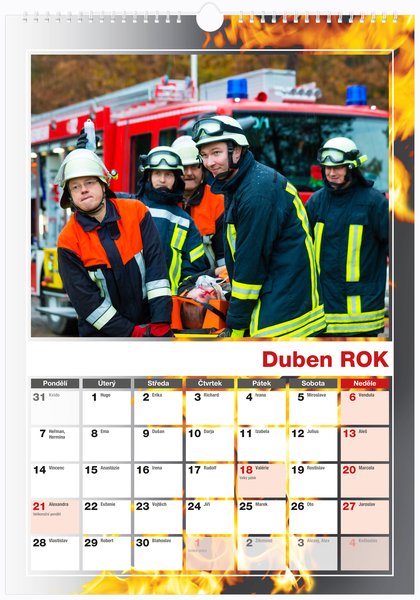 Hasiči, se jmény - Na výšku