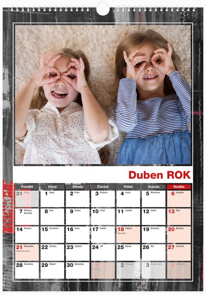 Barevné tahy, se jmény - Na výšku