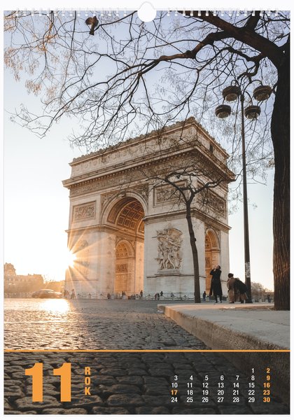 Foto, barevný kalendář - Na výšku