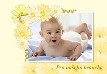 S kytičkami, žlutá