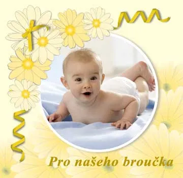 S kytičkami, žlutá